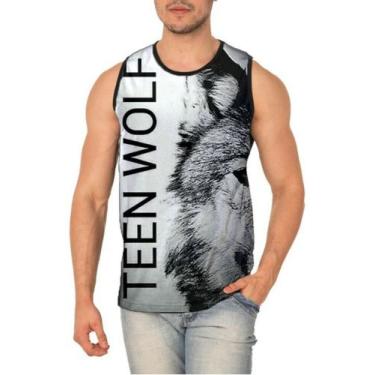 Imagem de Camiseta Regata Teen Wolf Lobo Adolescente Full Print Ref:78 - Smoke