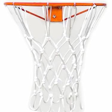 Imagem de Aro De Basquete Aço 41cm + Rede - Compatível Bola Oficial 7 Envio Já