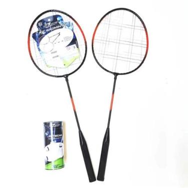 Imagem de Badminton Com 2 Raquetes E 3 Petecas - Art Sports