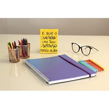 Imagem de Confetti - Caderno Universitário Splash 1x1 80 Folhas Pautado Capa Roxo