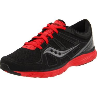 Imagem de Saucony Tênis masculino Grid Crossfire - M, Preto/vermelho, 39 BR