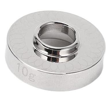 Imagem de AUHX Anel de equilíbrio para tacos de sinuca, aço inoxidável à prova de ferrugem 12 g requintado bastão de bilhar peso para competição