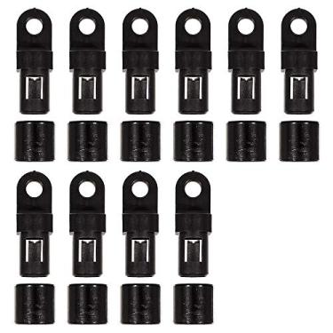 Imagem de Paracord West Coast (25,4 cm x 0,6 cm) – Extremidades do terminal com abas – para elástico de 1/4 polegada, choque, cordão elástico