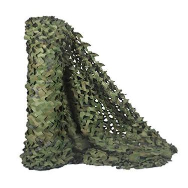 Imagem de Tencen Rede de camuflagem personalizada de malha dupla para decoração de caça, pátio, para-sol, foto, acampamento, fazenda de peixes, fábrica, exposição, pano de fundo, cortina de paintball, cerca
