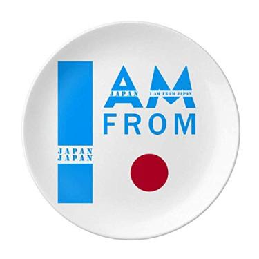 Imagem de Prato decorativo de porcelana Salver Prato de jantar I Am From Japan