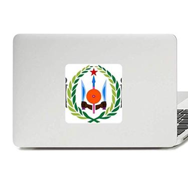 Imagem de Adesivo de vinil Djibouti com símbolo nacional e decoração de PC