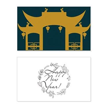 Imagem de Thailand Myth Woodiness Temple Ilustration New Year Festival Greeting Card Bless Message Gift