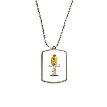 Imagem de Colar para animais de estimação com pingente de corrente de aço inoxidável para mamã do Egito Horus