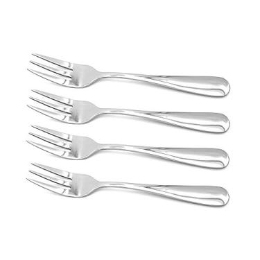 Imagem de Garfos de aço inoxidável, garfos de salada, garfos de sobremesa, garfos de aperitivo (4 peças)