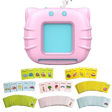 Imagem de Cartões Flash Falantes - 112 PCS Falando Leitura Cartões Flash,112 PCS Talking Flash Cards Brinquedos Aprendizage para 2 3 4 5 6 7 Anos Meninos Meninas, Brinquedos Montessori Lafan