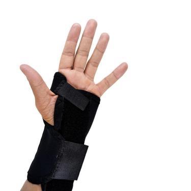 Imagem de Munhequeira Kanxa Com Tala Pulso Ajustável Neoprene Esportes Poliamida-Unissex