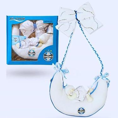 Imagem de Enfeite Porta Maternidade Meia Lua Menino Grêmio