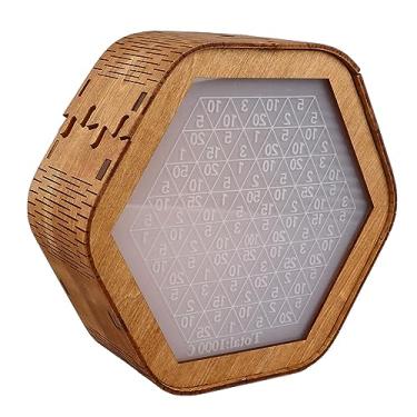 Imagem de Cofrinho, Caixa de Poupança de Dinheiro de Madeira Com Balança Digital Presente Prático para Guardar Moedas Presente para Adultos Crianças Meninas Meninos