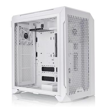 Imagem de Thermaltake CTE C700 Air Snow Mid Tower com design de eficiência térmica centralizada; ventiladores CT140 brancos de 3 x 140 mm pré-instalados; painel lateral de vidro temperado; CA-1X7-00F6WN-00; branco