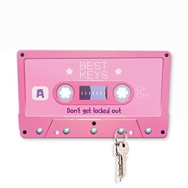 Imagem de Porta Chaves 20x10 - Fita k7 Pink
