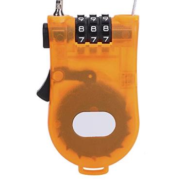 Imagem de Fechadura De Combinação De Arame Cabo Retrátil, Mini Cordão Senha Antifurto Fechadura Retrátil à Prova D'água Capacete De Motocicleta Para Armários Caixas De Ferramentas Estojos De Viagem Mochilas De