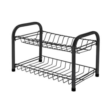 Imagem de Escorredor de Louça Duplex Desmontável Preto