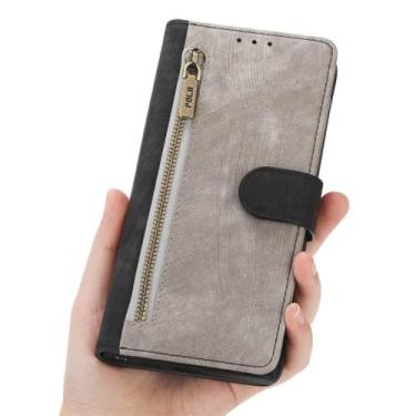 Imagem de Capa de telefone de couro para OnePlus Nord CE 2 N10 N100 N200 10 9 8T 7T 7 6T 6 5T 5 3 3T Carteira Slots de cartão magnético Capa à prova de choque, preto, para OnePlus 3 3T