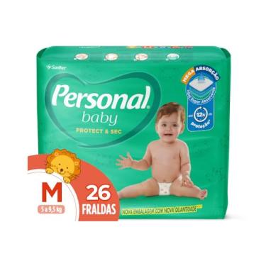 Imagem de Personal Fralda Baby Protect & Sec M Jumbo, 26 unidades