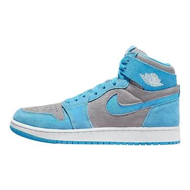 Imagem de Nike Tênis masculino Air Jordan 1 Zoom CMFT 2, Cinza cimento/azul universitário/branco, 42