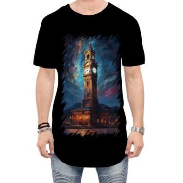 Imagem de Camiseta Longline Torre Do Relógio Van Gogh 2 - Kasubeck Store