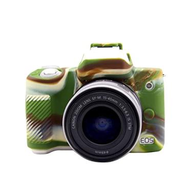 Imagem de Rieibi Capa de silicone para Canon M50 Mark II, capa protetora macia para câmera digital EOS M50 II