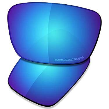 Imagem de SAUCER Lentes de substituição premium para óculos de sol Oakley Fuel Cell OO9096 High Defense – Azul Glacier Polarizadas