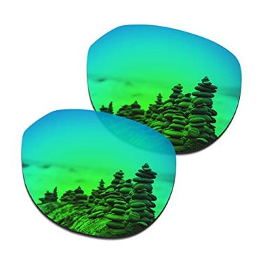 Imagem de SmartVLT Lentes de substituição verde-esmeralda masculinas para óculos de sol Oakley Latch Key L OO9394