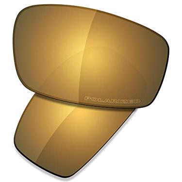 Imagem de SAUCER Lentes de substituição premium para óculos de sol Oakley Monster Pup High Defense - Bronze Dourado polarizado