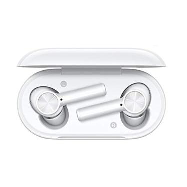 Imagem de OnePlus Buds Z – Fones de ouvido intra-auriculares sem fio verdadeiros com estojo de carregamento, branco – carregamento rápido, graves profundos, confortáveis e leves, IP55, branco brilhante