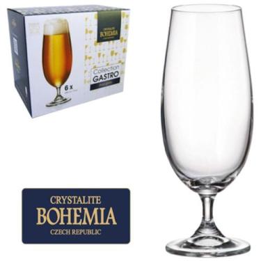 Imagem de Jogo De Taças Para Cerveja Em Cristal Ecológico Bohemia Gastro 380ml 6