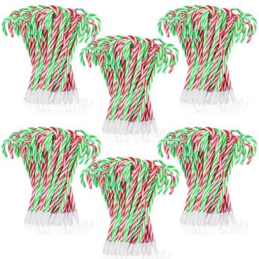 Imagem de Ireer 300 canetas esferográficas de bengala doce de Natal a granel com tinta preta de 0,7 mm, caneta esferográfica de 19 cm, artigos de papelaria de Natal para , materiais de