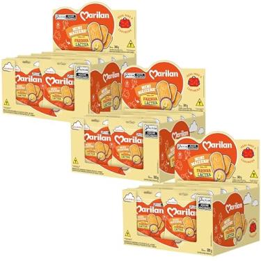 Imagem de Biscoitos Mini Marilan Maizena, 30g cada, Caixa com 30 Unidades, Total 900g, Nova Fórmula com Farinha Láctea