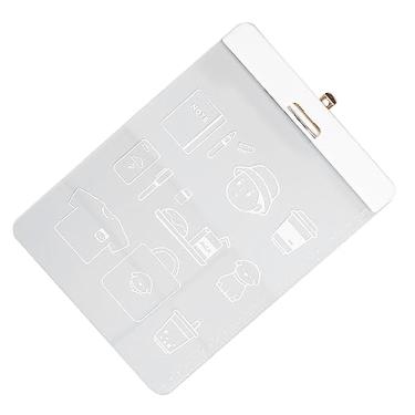 Imagem de Prancheta, Prancheta de Documentos Com Gancho Suspenso Acrílico para Estudantes Escolares (TACO-C)