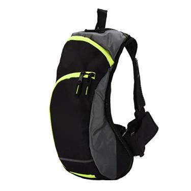 Imagem de Mochila de Pano de Boi para Motocicleta, Bolsa de Ombro para Andar e Andar de Bicicleta, Acessórios para Motocicleta Ao Ar Livre (B verde)