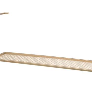 Imagem de Prateleira Angra 60cm Estilo Industrial Metal Cozinha Quarto Sala Decorativa Dourado