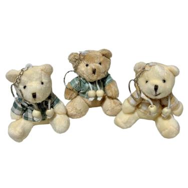 Imagem de Kit 6 Mini Chaveiros Lembrancinha Ursinho De 9cm - Maternidade