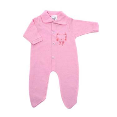 Imagem de Macacão Infantil de bebe com pé em malha Kit 2 Peças - Rizzicomercio, 