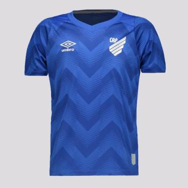 Imagem de Camisa Umbro Athletico Paranaense Goleiro 2024 Juvenil Azul, 12 ANOS