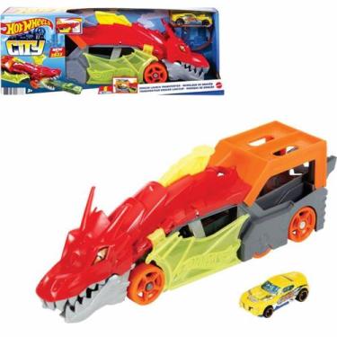 Imagem de Hot wheels pista city reboque de dragao unidade gtk42 - mattel, Colori