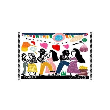 Imagem de Canga de Praia 100% Viscose BaliBlue - J.Borges e Militão Dos Santos O