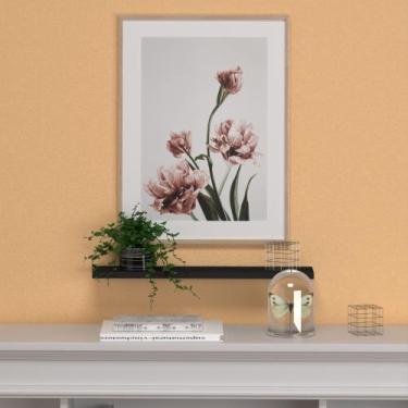 Imagem de Prateleira Suspensa Reta Simples em MDF Livros Decoração - BAZAR DOS Q