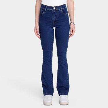Imagem de Calça Jeans Boot Cut Sawary Cintura Alta Feminina-Feminino