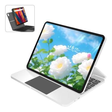 Imagem de Capa Para Tablet e Teclado Bluetooth Magnético Removível Para IPad Air4/Air5 10.9 Polegadas e IPad 11 Polegadas.