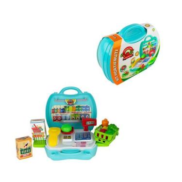 Imagem de Kit Brinquedo Infantil Maleta de Hortifrúti 20 Peças - Western