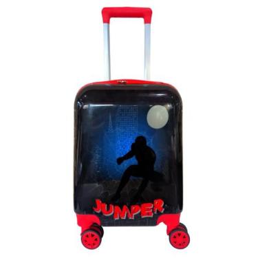 Imagem de Mala de viagem escolar infantil menino de rodinhas bordo resistente ab