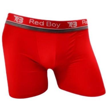 Imagem de Kit 10 Cuecas Masculina Boxer Microfibra Underwear Original - RED BOY,