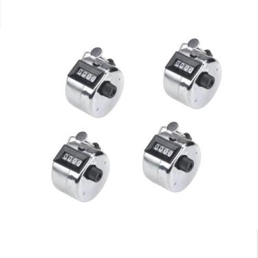 Imagem de Contador Manual De Pessoas 4 Digitos Controle Entrada 4 pçs - YINS