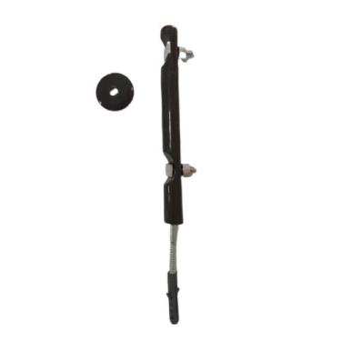 Imagem de Suporte Duplo Para Varão Suísso - Cortina Wave - ART DECORAR, Preto