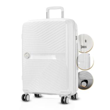 Imagem de Mala Poloking Grande 32Kg Polipropileno Expansiva 75X49X30Cm